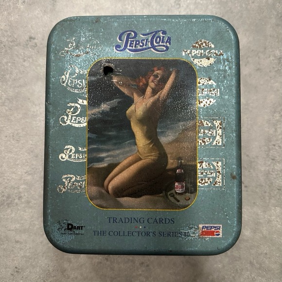 Vintage Pepsi Cola 288 Count Trading Cards The Collectors Series 11 With Tin Box - Picture 2 of 10